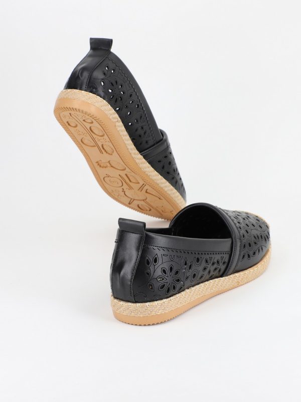 Espadrile Dama Model Floral Negru - BS105BA2304189 121