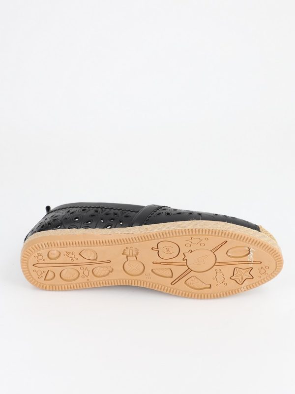 Espadrile Dama Model Floral Negru - BS105BA2304189 122