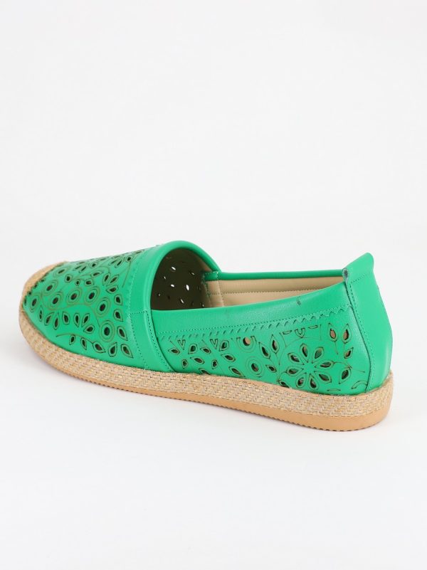 Espadrile Dama Model Floral Verde - BS105BA2304190 122