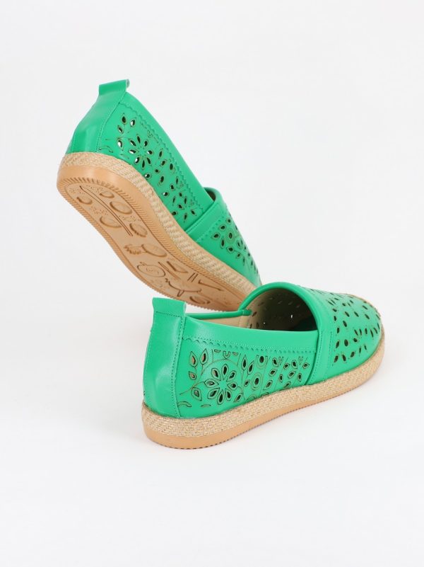 Espadrile Dama Model Floral Verde - BS105BA2304190 125