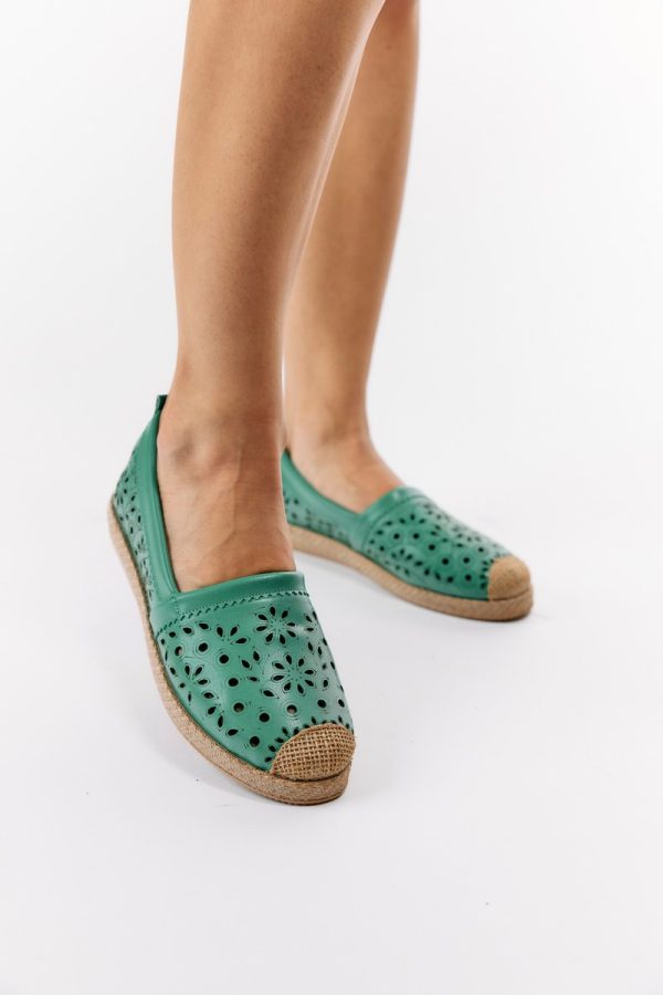 Espadrile Dama Model Floral Verde - BS105BA2304190 119