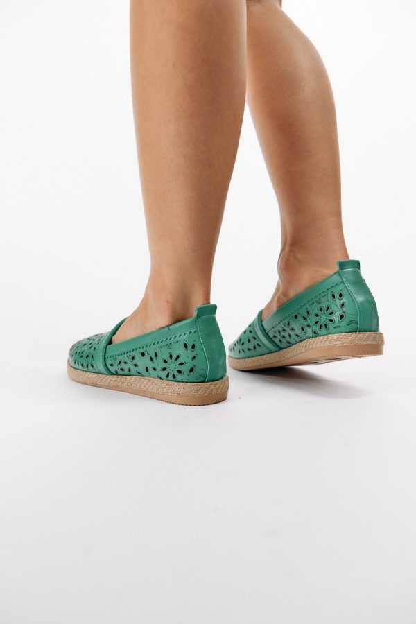 Espadrile Dama Model Floral Verde - BS105BA2304190 121