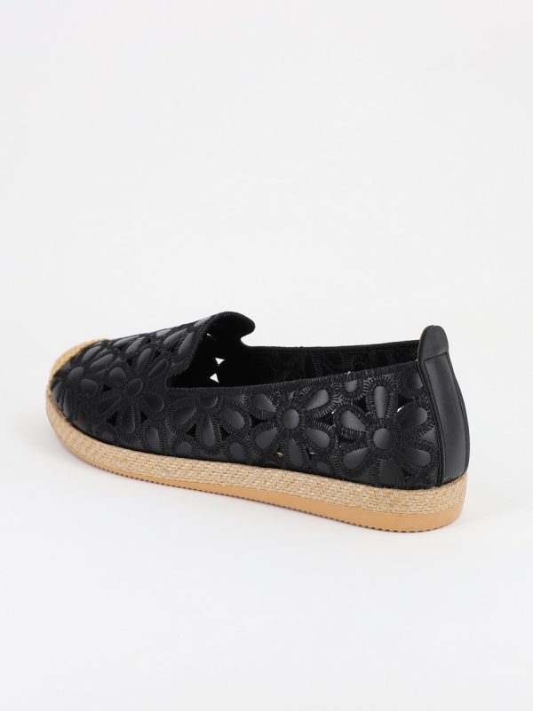Espadrile dama floral negru - BS103BA2304185 124