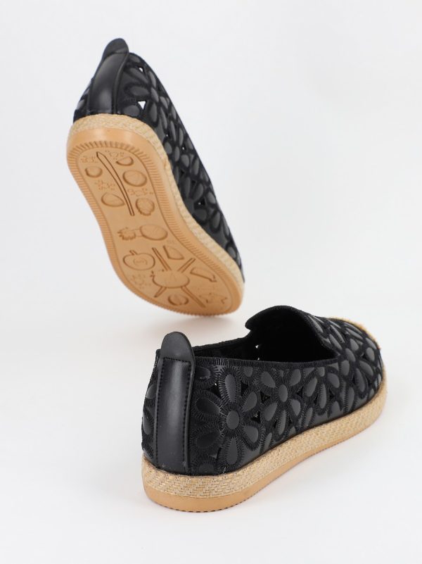 Espadrile dama floral negru - BS103BA2304185 122