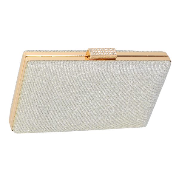 Geanta clutch cu lant auriu accesorii cristale BS5831LK2305236 120