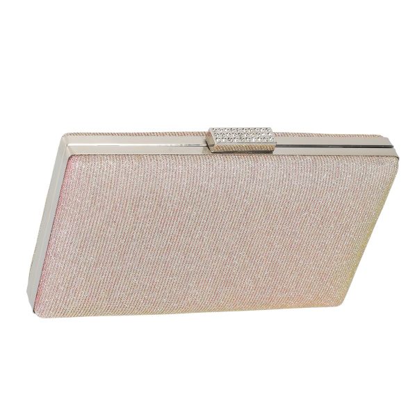 Geanta clutch cu lant roz accesorii cristale BS5831LK2305239 120