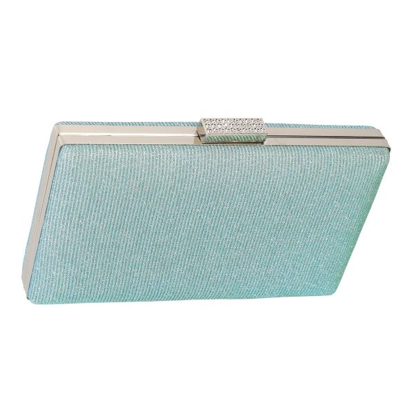 Geanta clutch cu lant verde deschis accesorii cristale BS5831LK2305238 120