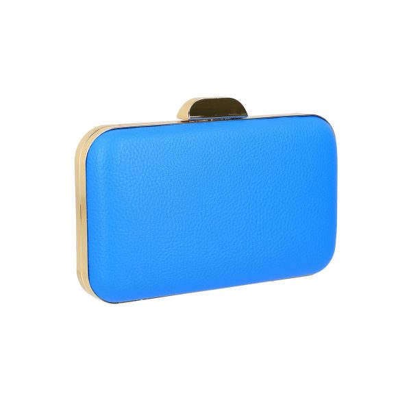 Geanta dama de evenimente din piele eco albastru BS99CL2305250 120