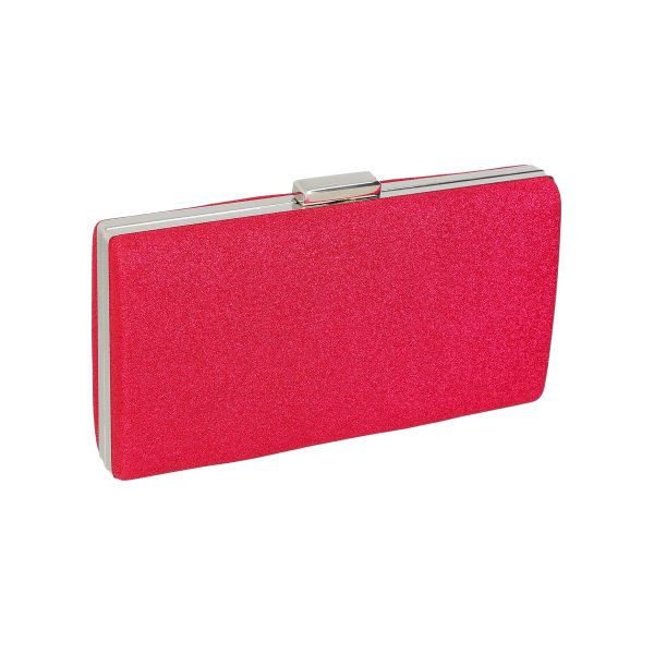 Geanta de evenimente femei din material sintetic fuchsia cu bretea lantisor BS5832LK2305224 120