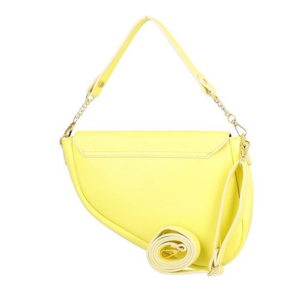 Geanta Dama Piele galben-lemon Casual de Umar cu Un Compartiment (Piele Naturala) - Laura Biaggi BS4509poN005 121