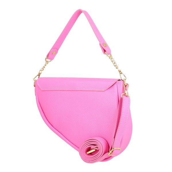 Geanta Dama Piele mov-pudra Casual de Umar cu Un Compartiment (Piele Naturala) - Laura Biaggi BS4509poN008 121