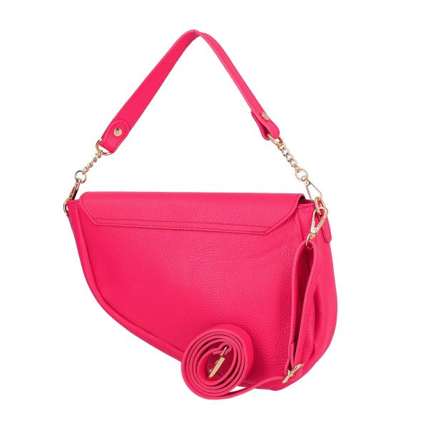 Geanta Dama Piele Rosu Casual de Umar cu Un Compartiment (Piele Naturala) - Laura Biaggi BS4509poN010 120