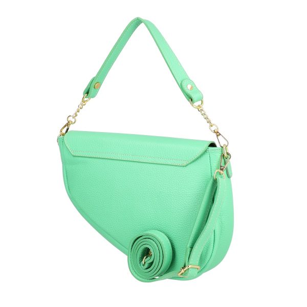 Geanta Dama Piele verde-azur Casual de Umar cu Un Compartiment (Piele Naturala) - Laura Biaggi BS4509poN006 120