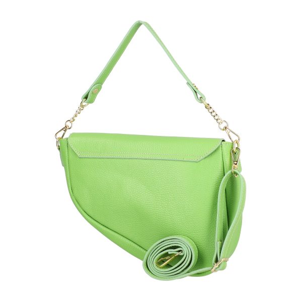 Geanta Dama Piele verde-lemon Casual de Umar cu Un Compartiment (Piele Naturala) - Laura Biaggi BS4509poN009 121