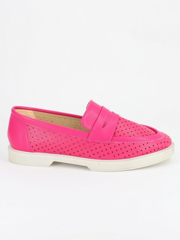 Mocasini Dama cu Perforatii Fuchsia - BS700BA2304198 119