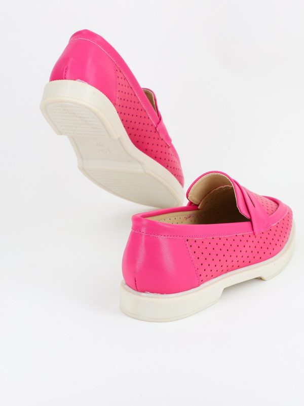 Mocasini Dama cu Perforatii Fuchsia - BS700BA2304198 122