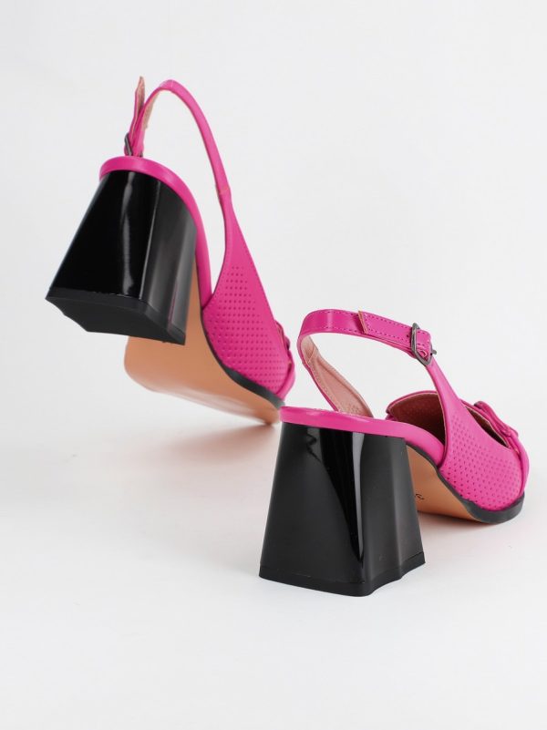 Pantofi Dama cu Toc Gros Fuchsia BS740AY2304104 120