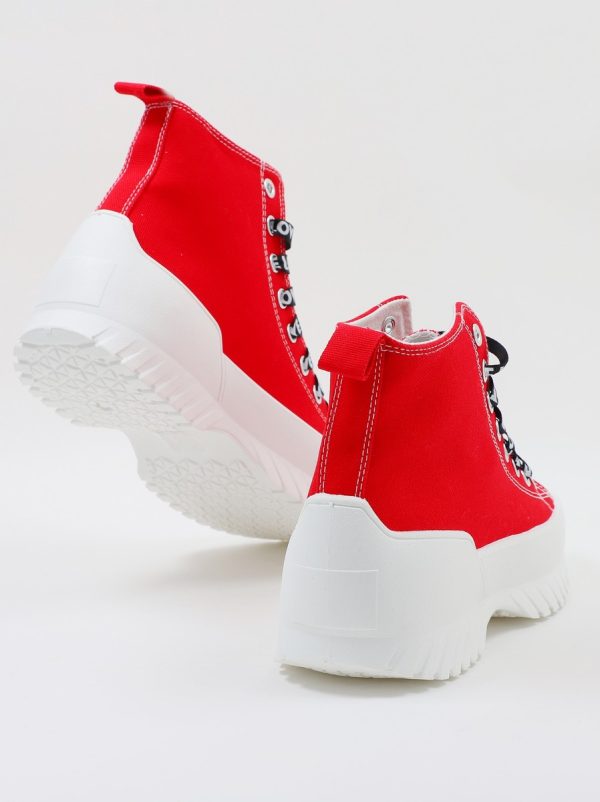 Pantofi Sport Dama cu șiret Rosu BS26106BO2305302 119