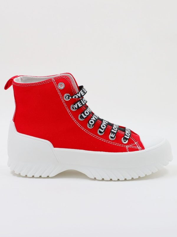 Pantofi Sport Dama cu șiret Rosu BS26106BO2305302 120