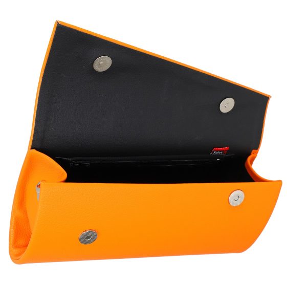 Poseta dama pentru ocazii speciale tip plic portocaliu BS77K2305280 120