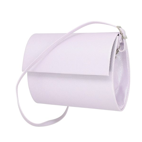 Clutch cu Pietre - Poseta dama pentru ocazii speciale tip plic violet light BS88K2305260