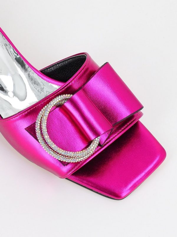 Saboti Dama cu Toc jos Fuchsia BS50TR2304126 125