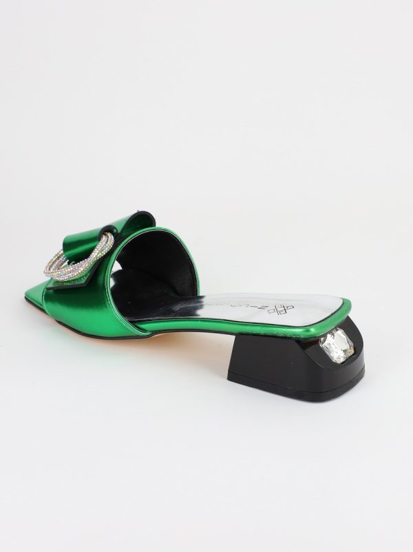 Saboti Dama cu Toc jos Verde BS50TR2304127 120
