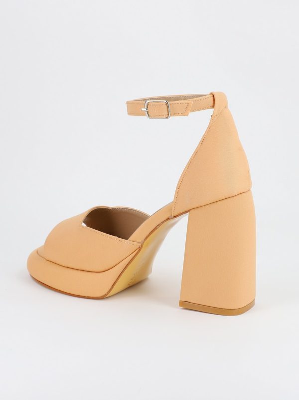 Sandale Dama cu Toc Gros bej BS1001SN2304151 119