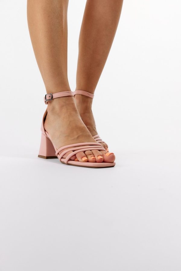 Sandale Dama cu Toc Gros roz BS1050SN2304134 127