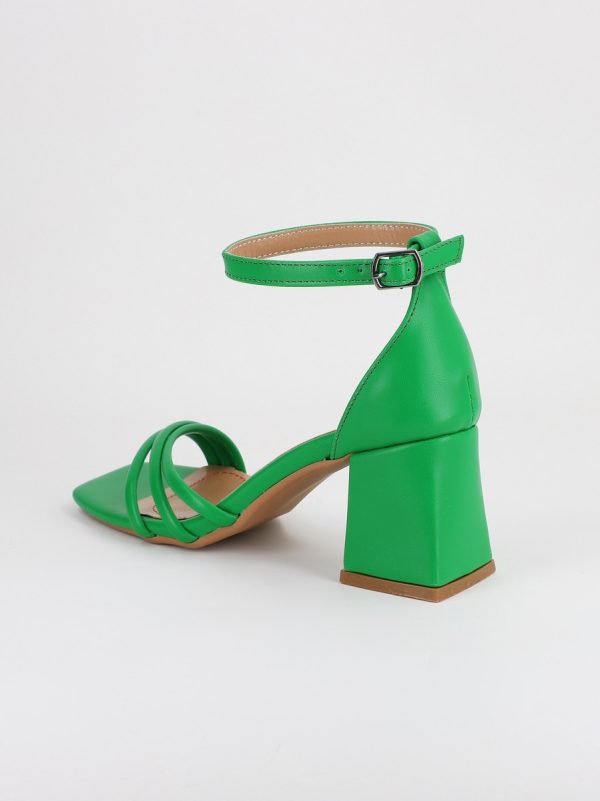 Sandale Dama cu Toc Gros Verde BS1050SN2304136 120