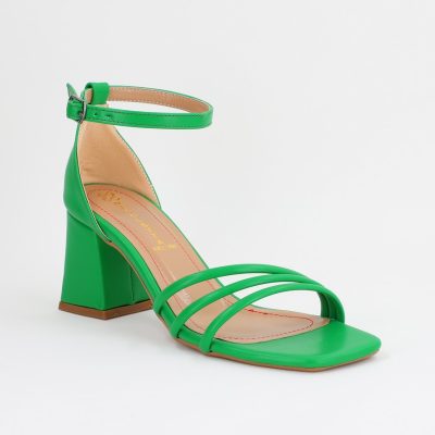 Sandale Dama cu Toc Gros Verde BS1050SN2304136
