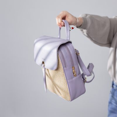 Rucsac Dama Piele Ecologica Mov David Jones (BS6933RU2306008)