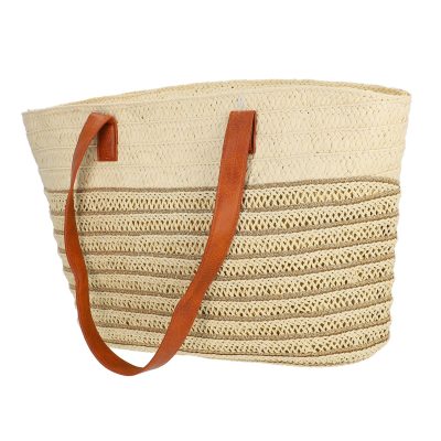Genti de plajă paie naturale Bej Emeraude (BS2211P230654)