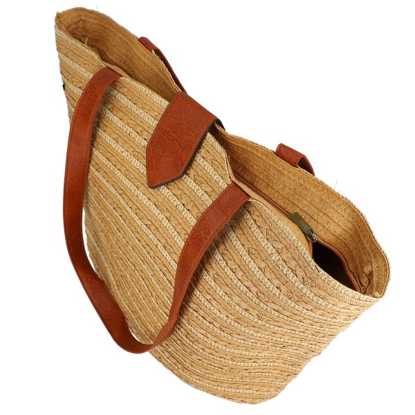 Genti de plajă sintetic maro Emeraude (BS1127P230657) 120