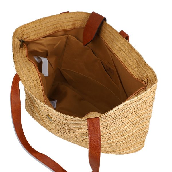 Genti de plajă sintetic maro Emeraude (BS1127P230657) 122
