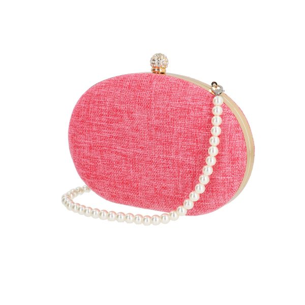 Geanta dama evenimente din material sintetic Fucsia (BS5861LK2306728) 121