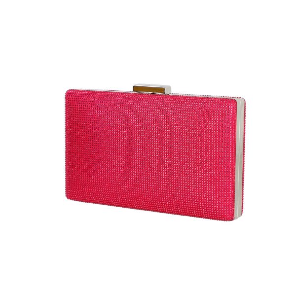 Geanta de evenimente femei din material sintetic cu pietre fucsia BS5839LK2306743 120