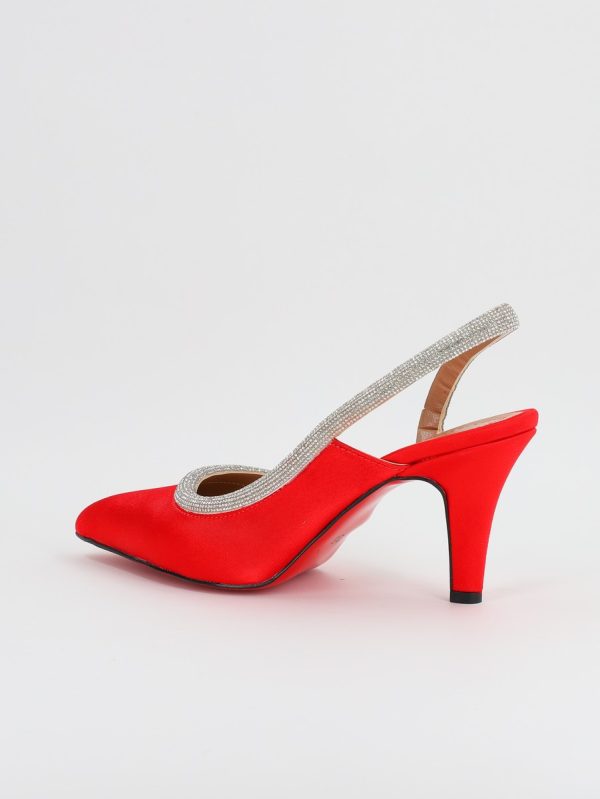 Pantofi Dama cu Toc Subtire Varf Ascutit Rosu (BS707AY2305515) 120