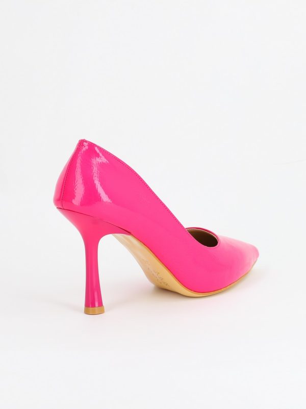 Pantofi Dama cu Toc varf ascutit Piele Eco Fuchsia (BS8901AY2305432) 120