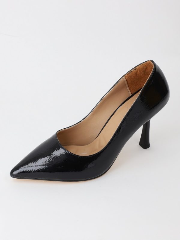 Pantofi Dama cu Toc varf ascutit Piele Eco Negru (BS8901AY2305430) 122