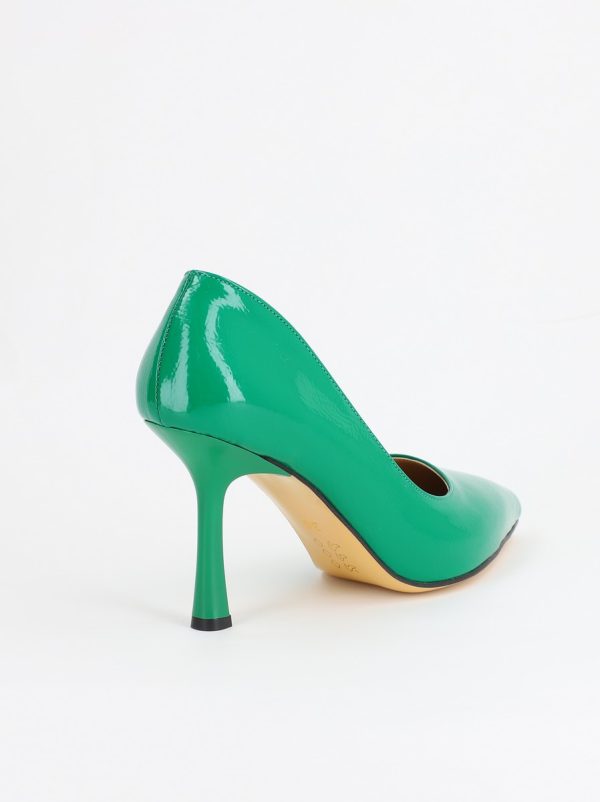 Pantofi Dama cu Toc varf ascutit Piele Eco Verde (BS8901AY2305431) 120