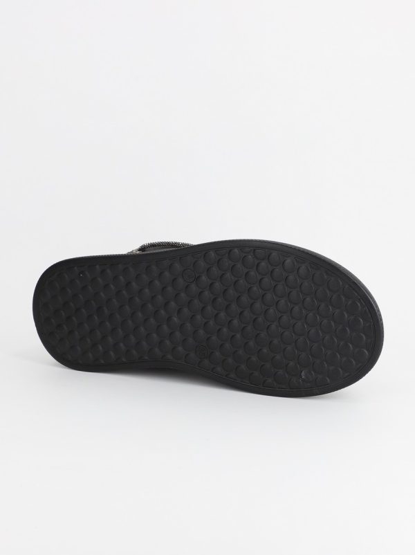 Pantofi Sport Dama Piele Ecologică Negru cu Șiret Talpa Groasa - BS2735SP2305587 124
