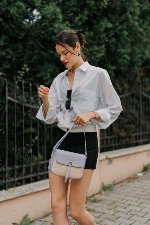 Poseta Dama Casual de Umar un Compartiment Piele Eco mov David Jones (BS6931PO2306009) 125