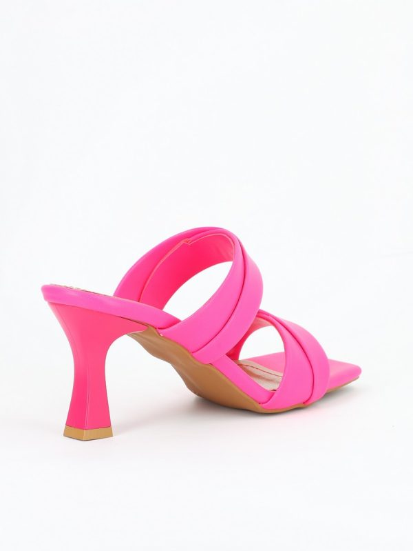 Saboti Dama toc subtire Piele eco Fucsia (BS909TR2305548) 122