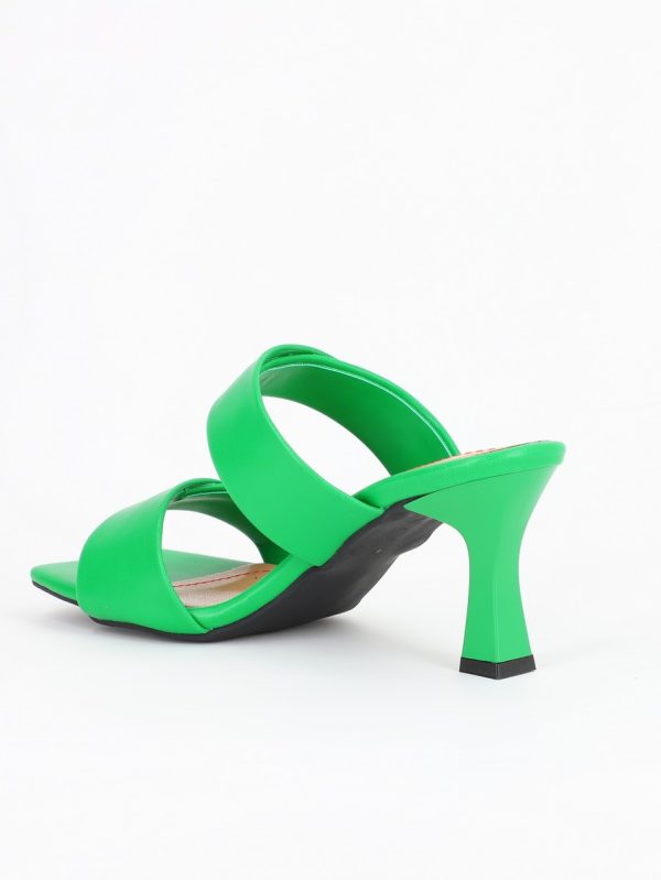 Saboti Dama toc subtire Piele eco Verde (BS909TR2305550) 122