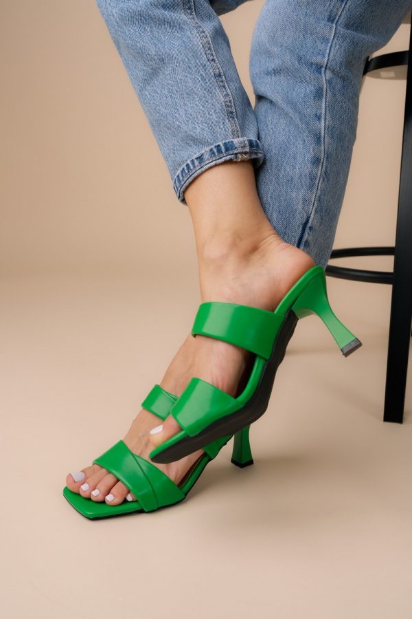 Saboti Dama toc subtire Piele eco Verde (BS909TR2305550) 127