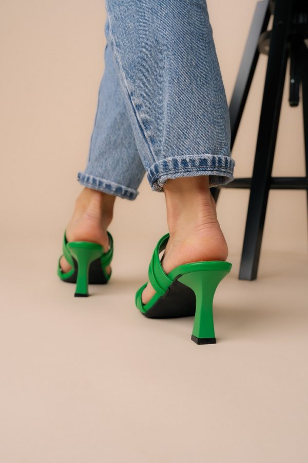 Saboti Dama toc subtire Piele eco Verde (BS909TR2305550) 125
