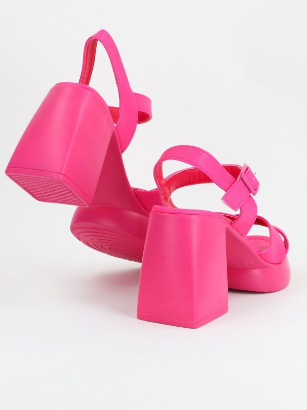 Sandale Dama cu Toc gros varf rotund Fuchsia BS630SN2305470 120