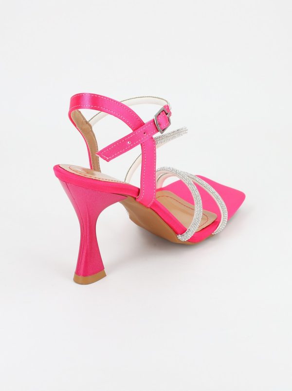 Sandale Dama cu Toc varf drept Fuchsia BS840SN2305499 120