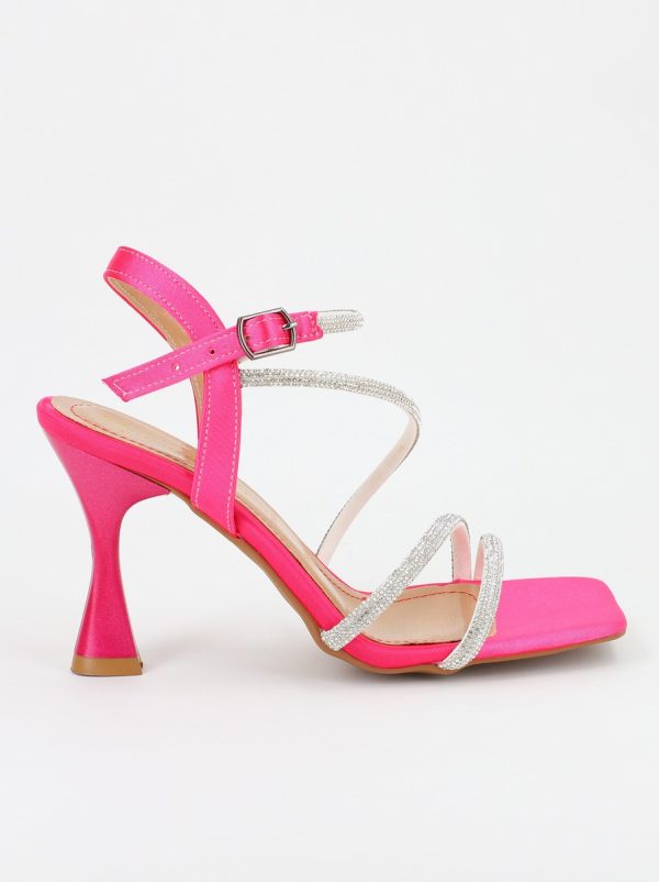 Sandale Dama cu Toc varf drept Fuchsia BS840SN2305499 121